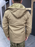 Цвет софтшелл размер мужская куртка куртка койот, зимняя для военных xl, wolftrap softshell, - изображение 2
