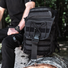 Военный Тактический Рюкзак 50 л Черный Dominator Large Pack 50L Black Большой Армейский Непромокаемый - изображение 5
