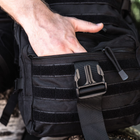 Военный Тактический Рюкзак 50 л Черный Dominator Large Pack 50L Black Большой Армейский Непромокаемый - изображение 7