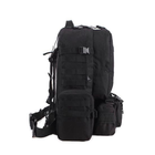 Військовий рюкзак 50л з підсумками Чорний Тактичний рюкзак на 50 літрів з системою MOLLE Ranger Tactical 50L Армійський Штурмовий Воєнний Рюкзак Водовідштовхуючий - зображення 8