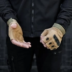Тактические Военные Перчатки Без Пальцев Для Военных с накладками Койот Tactical Gloves PRO Coyot XL Беспалые Армейские Штурмовые - изображение 6