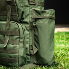 Военный рюкзак 80л Хаки Тактический рюкзак на 80 литров с системой MOLLE CORDORA Tactical 80L Олива Армейский Штурмовой Рюкзак Непромокаемый с пластинами - изображение 7