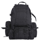 Військовий рюкзак Mil-tec 36 л з підсумками Чорний Тактичний рюкзак Defense Pack Assembly на 36 літрів з системою MOLLE Армійський Штурмовий Воєнний Рюкзак - зображення 11