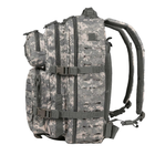 Тактический рюкзак 36 л Серый Пиксель MIL-TEC Assault Laser Cut 36L Digital UCP с системой MOLLE Военный рюкзак Армейский Штурмовой Водоотталкивающий - изображение 7