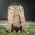 Тактичний рюкзак 30 л Койот з системою MOLLE Військовий рюкзак на 30 літрів DOMINATOR Армійський Штурмовий Рюкзак Водовідштовхуючий - зображення 9
