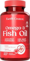 Жирні кислоти Earths Creation Omega 3-1000 мг (Cholesterol Free) 100 капсул (608786002159)
