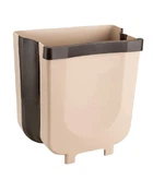 Мусорное ведро раскладное Foltable Trash Bin бежевое