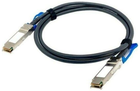 Kabel Qnap QSFP28 M/M 1.5 m Black (4711103081426) - obraz 1