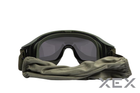 Тактичні окуляри 2E Hawk Army Green Anti-fog + сумка + 3 лінзи (2E-TGG-ARGN) - зображення 8