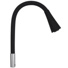 Излив для смесителя гибкий KRONER KRP-C803BLK 52.4см силикон черный CV031899