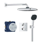 Душова система прихованого монтажу GROHE Quickfix Precision Trend із верхнім душем латунь хром 34882000