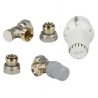 Термокомплект для радиатора DANFOSS RAS-C+RA-FN+RLV-S угловой 1/2" с боковым подключением 013G2228