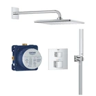 Душова система прихованого монтажу GROHE Grohtherm із верхнім душем латунь хром 34868000