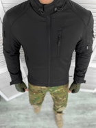 Армейська куртка софтшел L COMBAT BLACK (BL-1120) 15-1! - зображення 2