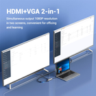USB-хаб Vention USB 3.1 Type-C HDMI / VGA / USB 3.0 x 3 / PD 100 Вт Hub 6-in-1 (6922794754751) - зображення 9