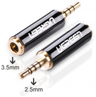 Adapter Ugreen 2.5 mm Male to 3.5 mm Female Adapter (6957303825011) - obraz 3