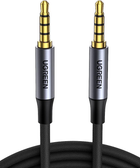 Kabel Ugreen AV183 3.5 mm to 3.5 mm Audio Cable, 1.5 m Black (6957303824977) - obraz 1