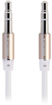 Kabel Remax AUX 1 m White (RL-L100 White) - obraz 1