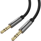 Kabel Ugreen AV119 3.5 mm to 3.5 mm Audio Cable 1 m Black (6957303817337) - obraz 3