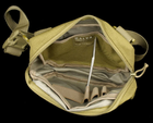 Сумка напашник Койот, Подсумок напашный Cordura Big Coyote (24х18х8), Тактическая сумка - изображение 7