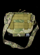 Напашник тактичний Big Multicam (24х18х8), сумка напашник, напашна сумка, підсумок напашник - зображення 5