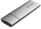 Kieszeń zewnętrzna do SSD dyska Vention USB 3.1 Gen 1-C Silver (6922794761278) - obraz 1