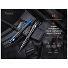 Тактична ручка Fenix T6 з ліхтариком Black (T6-Black) - зображення 6