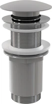 Донний клапан для умивальника ALCA PLAST CLICK-CLAK 5/4" з великою заглушкою (8595580500344)