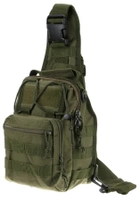 Тактична сумка ESDY EDC плечова 7 л Олива (11939755) - зображення 2