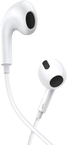 Навушники Baseus Encok 3.5 мм lateral in-ear Wired Earphone H17 White (NGCR020002) - зображення 3