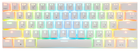 Клавіатура бездротова, дротова Motospeed СK62, RGB, BT, USB White ENG, UKR, RUS Outemu Blue (CK62-WhiteBlue) - зображення 1
