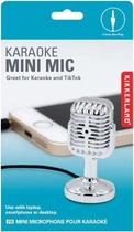 Mini mikrofon Kikkerland Radio-Age Retro Microphone Silver (0612615119628) - obraz 1