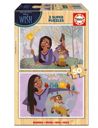 Puzzle Educa Disney Wish 2 x 50 elementów (8412668197398) - obraz 1