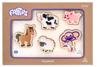 Puzzle drewniane Fantus Farm animals 5 elementów (7027260020633) - obraz 2