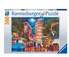 Puzzle Ravensburger Streets of Pisa 500 elementów (4005556173808) - obraz 2