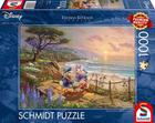 Puzzle Schmidt Thomas Kinkade: Disney Donald and Daisy A Duck Day Afternoon 1000 elementów (4001504599515) - obraz 1