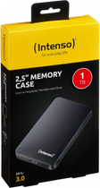 Жорсткий диск Intenso 2.5 1ТБ Memory Case USB 3.0 Чорний (6021560) - зображення 3