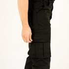 Штани чоловічі Карго повсякденні з кишенями, тканина канвас, колір чорний, 46 - зображення 5