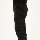 Брюки мужские Карго повседневные с карманами, ткань канвас, цвет черный, 54 - изображение 2