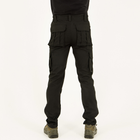 Брюки мужские Карго повседневные с карманами, ткань канвас, цвет черный, 54 - изображение 3