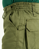 Штани чоловічі Карго повсякденні з кишенями, тканина канвас колір олива 60 - зображення 5
