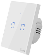 Розумний сенсорний Wi-Fi перемикач Sonoff T2EU2C-TX (IM190314016) - зображення 3