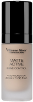 Тональна основа Pierre Rene Fluid Matte Active матуюча 02 Porcelain 30 мл (3700467843116)