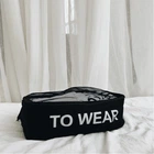 Сумка хлопковая для вещей 35x25x12 TO WEAR (Черный)