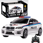 Машина на радиоуправлении BMW X6 police, масштаб 1:24, белая (866-2404P)