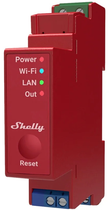 Розумний перемикач Shelly "Pro 1PM" LAN Wi-Fi і BT одноканальний 16 A облік електроенергії (3800235268018) - зображення 1