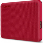 Dysk twardy Toshiba 2.5 2TB Canvio Advance USB 3.2 Czerwony (HDTCA20ER3AA) - obraz 2