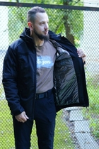 Куртка зимняя Полиция Vik-Tailor SoftShell Черная 50 - изображение 12