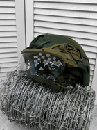 Армейские защитные очки на шлем Vulpo флип - изображение 1