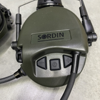 Тактичні активні навушники Sordin Supreme MIL CC з ARC Rail, колір – Олива (72332-06-S) - зображення 6